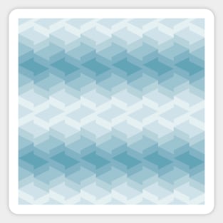 Tiles background of Blue boxes Sticker